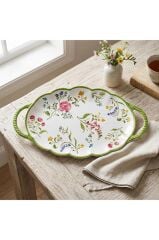 Lucky Art Laurus Melamın 58Cm Tepsi