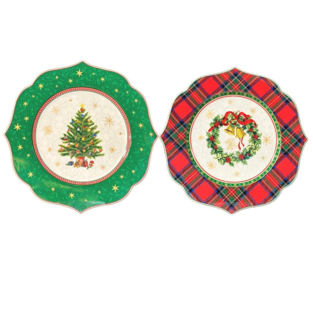 Lucky Art Merrılyn Bone 2Lı Servıs Tabagı Setı 28Cm