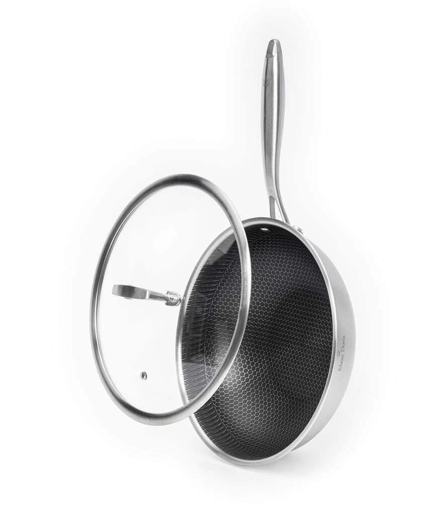 Maxx Doria Steel Fusion 28 Cm Kapaklı Wok Tava