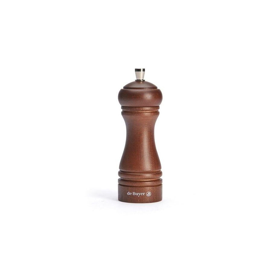 De Buyer Tuz Değirmeni Koyu Ahşap 14 cm