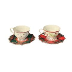 Lucky Art Merrılyn Bone 2Lı Çay Fıncanı Seti