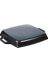 Staub Döküm Izgara Tava Çift Kulp Siyah 28 Cm