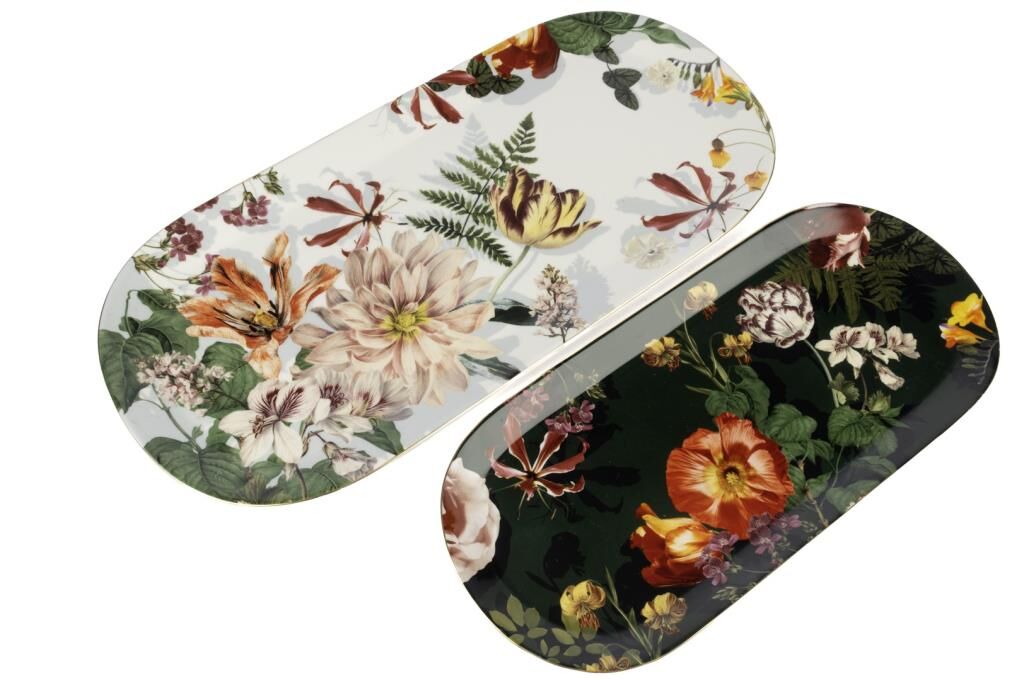 Mikasa Moor La Maıson 2li Oval Servis Tabağı 34x15cm  42x20cm