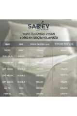 Sarev Ekru Çift Kişilik Yün Yorgan
