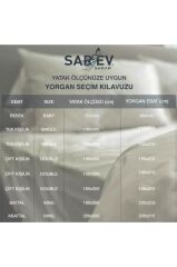 Sarev Ekru Çift Kişilik Yün Yorgan
