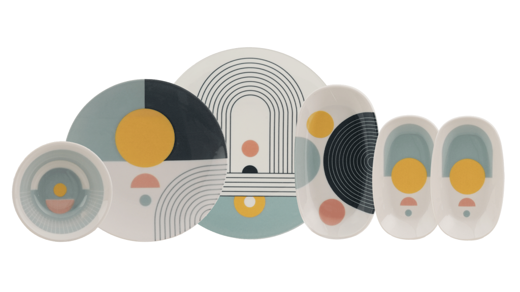 Leggno Dreams Sunset 15 Parça Kahvaltı Takımı-DRMSS1171SET15