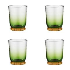 Lucky Art Palma Akrilik 416Ml 4Lü Su Bardağı Seti