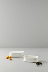 Be Original Pera 20Cm  2'Li Oval Kapaklı Fırın & Saklama Kabı