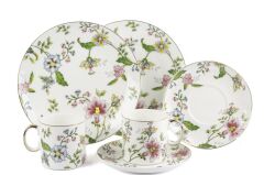 Mikasa Moor Florid 2li Çay Fincanı 180cc ve 2li Pasta Tabağı Seti 21cm 6 Parça