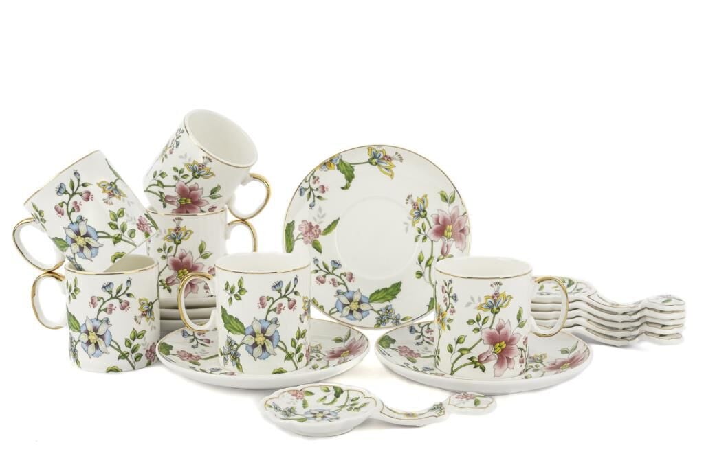 Mikasa Moor Florid 6lı Kahve Fincanı Seti 18prç 100cc