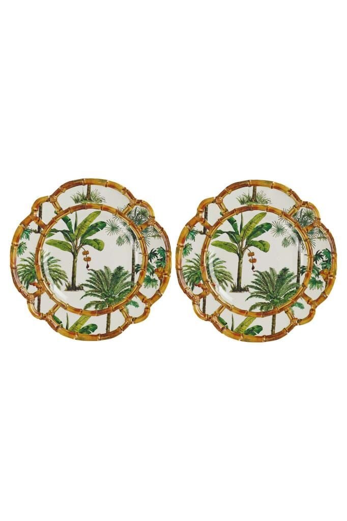 Lucky Art Palma Melamın 28Cm 2Lı Tabak Seti