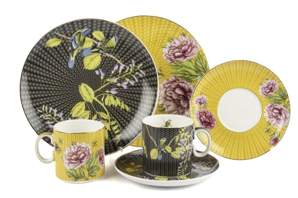 Mikasa Moor Karen 2li Çay Fincanı 180cc ve 2li Pasta Tabağı Seti 21cm 6 Parça