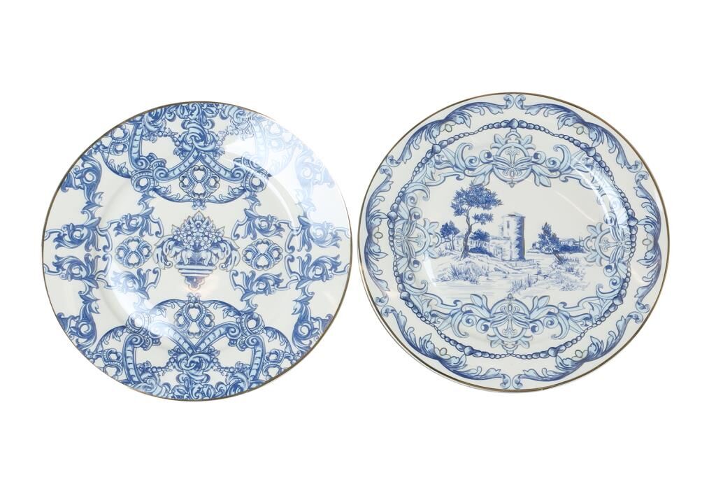 Lucky Art Florance Bone 27cm 4lu Servis Tabağı