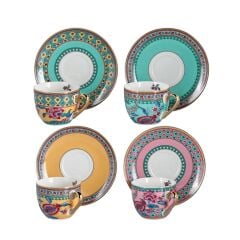 Lucky Art Bloome Bone 4Lu Kahve Fincani Seti 90Cc