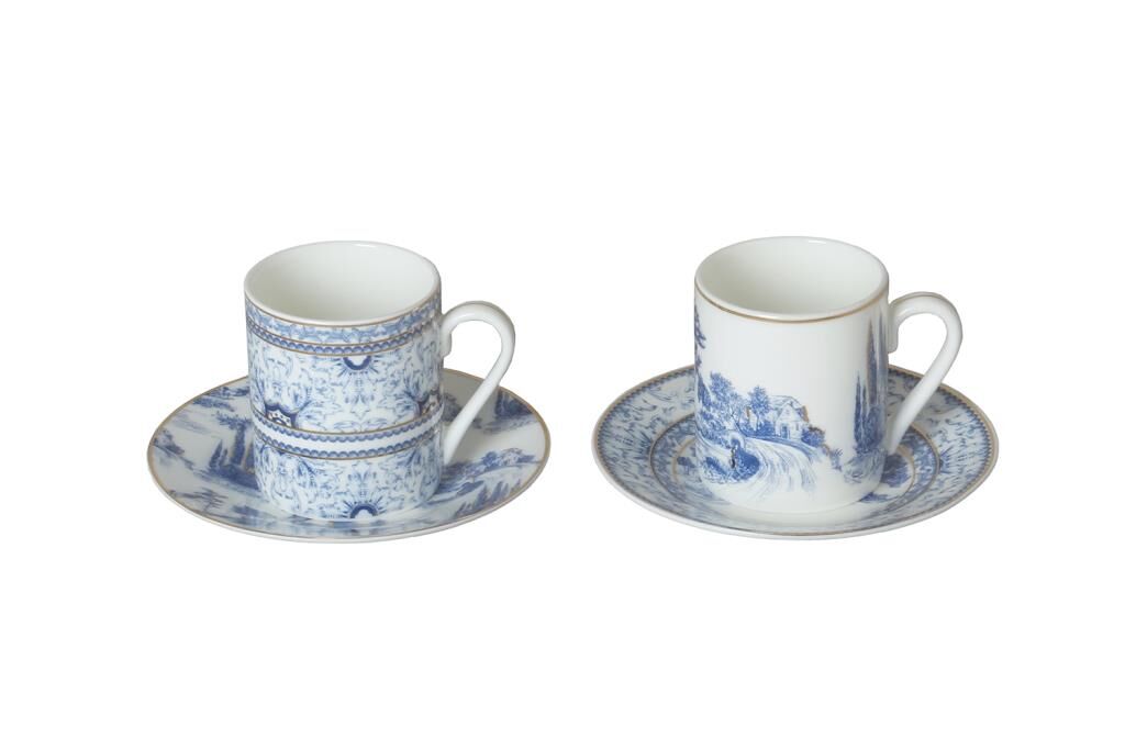 Lucky Art Florance Bone 4lu Kahve Fincanı Seti