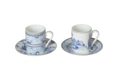 Lucky Art Florance Bone 4lu Kahve Fincanı Seti