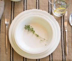 Koleksiyon Eser-i İstanbul 12 Kişilik Yemek Takımı 50 Parça Sade