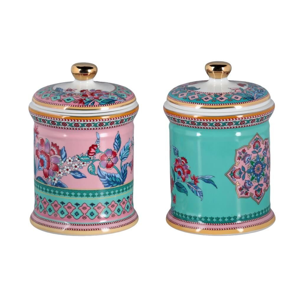 Lucky Art Bloome Bone 2Li Kavanoz Seti 19Cm