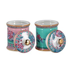 Lucky Art Bloome Bone 2Li Kavanoz Seti 14Cm