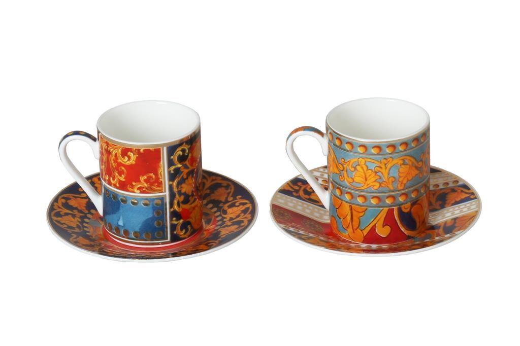 Lucky Art Clarissa Bone 2lı Kahve Fincanı Seti