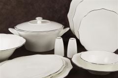 Mikasa Moor Bellini Platinum 74 Parça Yemek Takımı 12 Kişilik