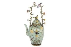 Mikasa Moor Yeşil Kuş Çiçek Saplı Çaydanlık 22x43cm