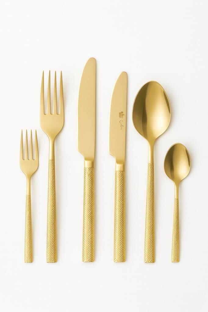 Royal Canterbury Gold 36 Parça Çatal Kaşık Bıçak Seti