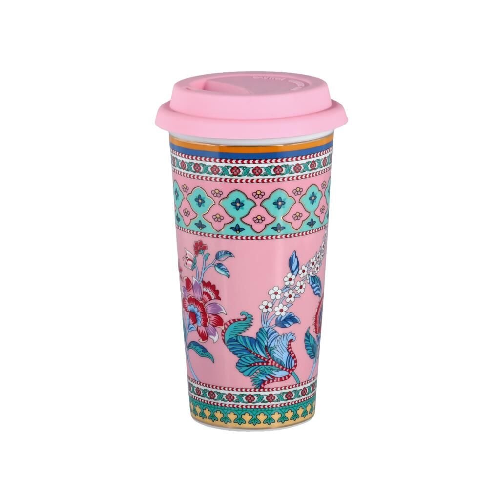 Lucky Art Bloome Bone Kapakli Mug 450Ml