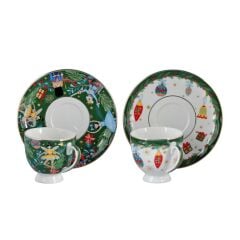 Lucky Art Jollina Bone 2Li Kahve Fincani Seti 110Cc