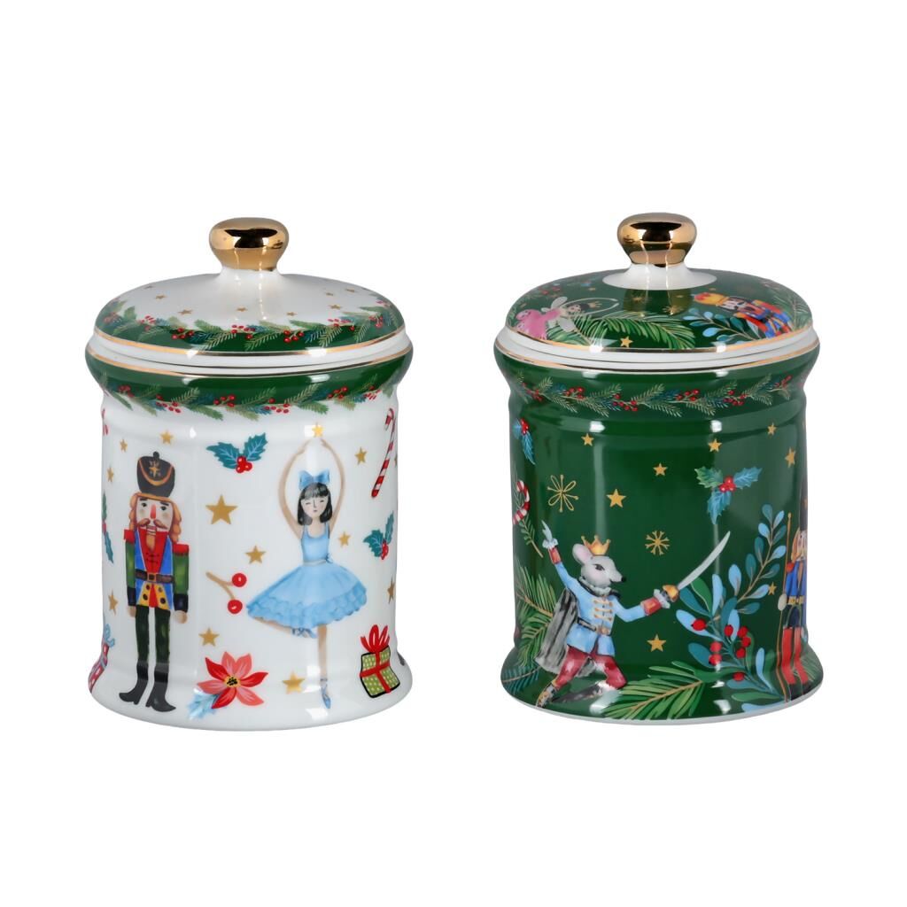 Lucky Art Jollina Bone 2Li Kavanoz Seti 19Cm