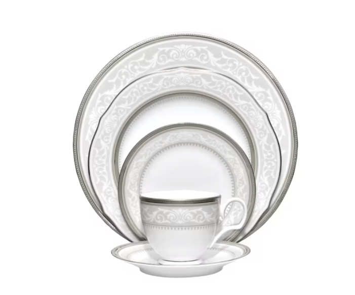 Noritake Glendonald Platin 85 Parça Yemek Takımı