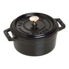 Staub La Cocotte Mini Döküm Tencere Siyah 10cm-405001010
