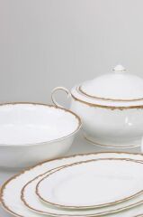 Mikasa Moor Michell Gold 74 Parça Yemek Takımı 12 Kişilik