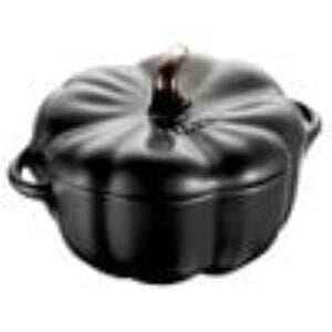Staub Ceramıque Seramik Cocotte | Siyah | 12 Cm | 500 Ml | Balkabağı