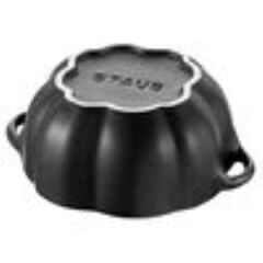 Staub Ceramıque Seramik Cocotte | Siyah | 12 Cm | 500 Ml | Balkabağı