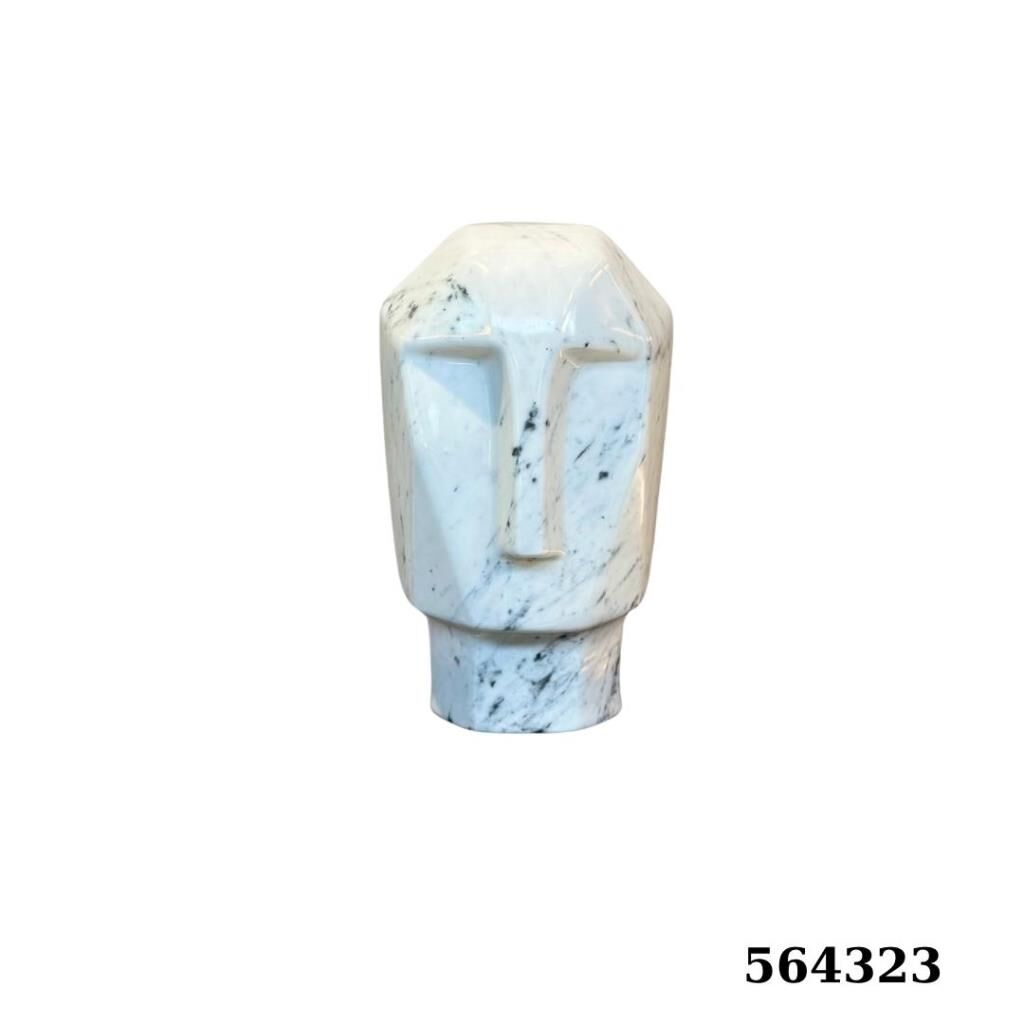 Mikasa Moor Beyaz Mermer Yüz Obje 15x26cm