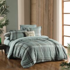 Sarev Lauder Flanel Prıme Nevresim Takımı Çift Kişilik 2Y D K, .Yeşil