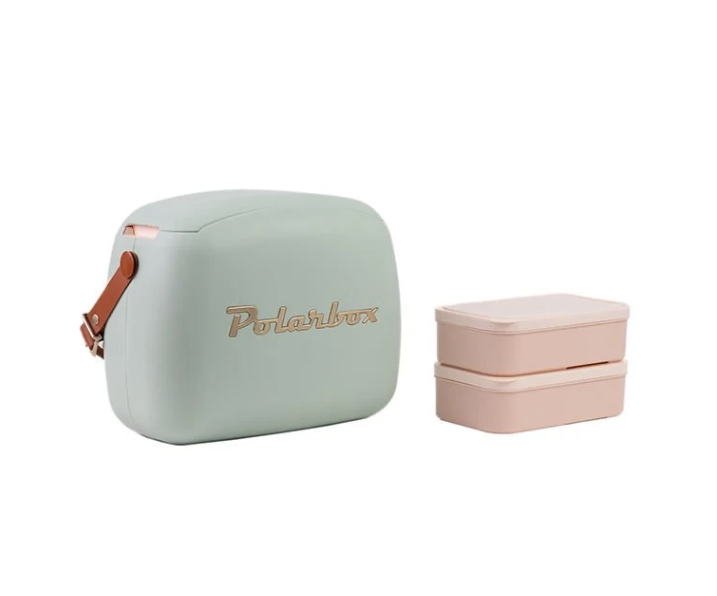 Polarbox Gold Deri Kayışlı Soğuk Ve Sıcak Termos Çanta 6 L Yeşil