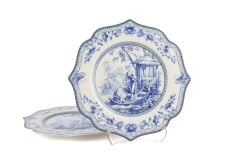 Mikasa Moor Blue Garden 2li Tatlı Tabağı 22cm