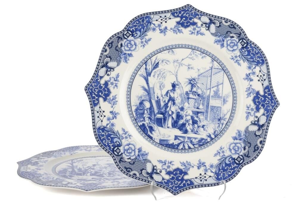 Mikasa Moor Blue Garden 2li Servis Tabağı 28cm