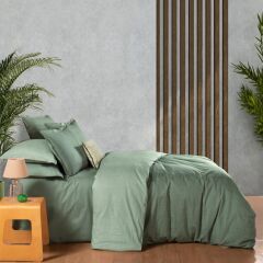 Sarev Solo Tone Rnf Nevresim Takımı Çift Kişilik 2Y D, .Yeşil