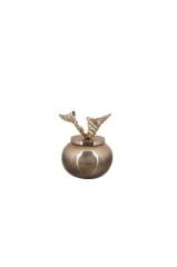 Lucky Art Gold Yapraklı Küp 27 Cm