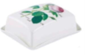 Roy Kirkham Redoute Rose Tereyağlık 13x16cm