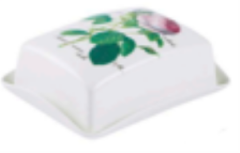 Roy Kirkham Redoute Rose Tereyağlık 13x16cm