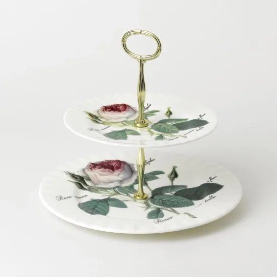 Roy Kirkham Redoute Rose 2 Katlı Pasta Standı