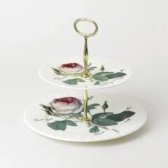 Roy Kirkham Redoute Rose 2 Katlı Pasta Standı