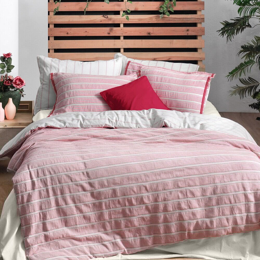 Sarev Mood Comfort Trina Tek Kişilik Nevresim Takımı-Pembe