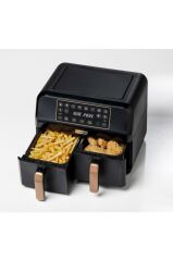 Kenwood Hfp70.000Bk Dual Air Fryer Bk Copper Fritöz