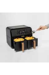 Kenwood Hfp70.000Bk Dual Air Fryer Bk Copper Fritöz