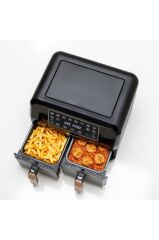 Kenwood Hfp70.000Bk Dual Air Fryer Bk Copper Fritöz